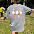 Pas De Boo-Ree Teachers Halloween Costume Ballet Dancers Women's Comfort Colors T-Shirt Back Print Grey Pas De Boo-Ree Teachers Halloween Costume Ballet Dancers Women's Comfort Colors T-Shirt Back Print Grey