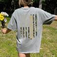 Patriotic Teacher American Flag Camouflage 4th Of July Camo Women's Comfort Colors T-Shirt Back Print Grey Patriotic Teacher American Flag Camouflage 4th Of July Camo Women's Comfort Colors T-Shirt Back Print Grey