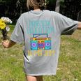 Physical Education Is My Jam PE Teacher Women's Comfort Colors T-Shirt Back Print Grey