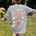 Physical Education Teacher PE Teacher Specials Back School Women's Comfort Colors T-Shirt Back Print Grey