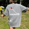 Physics I Have Potential Energy Physics Teacher Women's Comfort Colors T-Shirt Back Print Grey