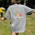 Pre-K Dream Team Back To School Teacher Flower Women's Comfort Colors T-Shirt Back Print Grey Pre-K Dream Team Back To School Teacher Flower Women's Comfort Colors T-Shirt Back Print Grey