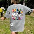 Pre-K Is Out Of This World Space Planets Teacher Women's Comfort Colors T-Shirt Back Print Grey Pre-K Is Out Of This World Space Planets Teacher Women's Comfort Colors T-Shirt Back Print Grey