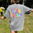 Preppy Fifth Grade Back To School 5th Grade Teacher Girl Boy Women's Comfort Colors T-Shirt Back Print Grey Preppy Fifth Grade Back To School 5th Grade Teacher Girl Boy Women's Comfort Colors T-Shirt Back Print Grey