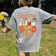 Principal Teacher Boo Crew Halloween Spooky Costume Women's Comfort Colors T-Shirt Back Print Grey Principal Teacher Boo Crew Halloween Spooky Costume Women's Comfort Colors T-Shirt Back Print Grey