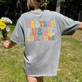 Protect Public Education Public Teacher School Women's Comfort Colors T-Shirt Back Print Grey Protect Public Education Public Teacher School Women's Comfort Colors T-Shirt Back Print Grey