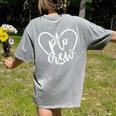 PTO Crew Back To School Matching Group Parent Teacher Women's Comfort Colors T-Shirt Back Print Grey PTO Crew Back To School Matching Group Parent Teacher Women's Comfort Colors T-Shirt Back Print Grey