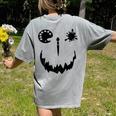 Pumpkin Artist Halloween Art Teacher Women's Comfort Colors T-Shirt Back Print Grey Pumpkin Artist Halloween Art Teacher Women's Comfort Colors T-Shirt Back Print Grey