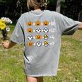Pumpkin Ghost Equation Math Teacher Halloween Costume Women's Comfort Colors T-Shirt Back Print Grey Pumpkin Ghost Equation Math Teacher Halloween Costume Women's Comfort Colors T-Shirt Back Print Grey