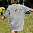 Pumpkin PE Teacher Team Physical Education Autumn Fall Women's Comfort Colors T-Shirt Back Print Grey Pumpkin PE Teacher Team Physical Education Autumn Fall Women's Comfort Colors T-Shirt Back Print Grey