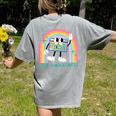 Rainbow AAC Awareness Month SPED Teacher SLP Communication Women's Comfort Colors T-Shirt Back Print Grey Rainbow AAC Awareness Month SPED Teacher SLP Communication Women's Comfort Colors T-Shirt Back Print Grey
