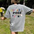 Read Children's Books Teacher Women's Comfort Colors T-Shirt Back Print Grey Read Children's Books Teacher Women's Comfort Colors T-Shirt Back Print Grey