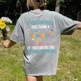 If You Can Read This Thank A Teacher Teacher Women's Comfort Colors T-Shirt Back Print Grey If You Can Read This Thank A Teacher Teacher Women's Comfort Colors T-Shirt Back Print Grey