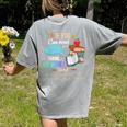 If You Can Read This Thank A Teacher Women's Comfort Colors T-Shirt Back Print Grey
