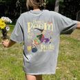 There's Room On My Broom For You Too Teacher Halloween Women's Comfort Colors T-Shirt Back Print Grey There's Room On My Broom For You Too Teacher Halloween Women's Comfort Colors T-Shirt Back Print Grey