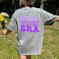 In My Retirement Era Groovy Retired Teacher 2025 Women Women's Comfort Colors T-Shirt Back Print Grey In My Retirement Era Groovy Retired Teacher 2025 Women Women's Comfort Colors T-Shirt Back Print Grey