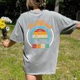 Retiring Science Teacher Retirement Women's Comfort Colors T-Shirt Back Print Grey