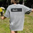 Retro ABCD Teacher Tour Kindergarten Teacher Back To School Women's Comfort Colors T-Shirt Back Print Grey