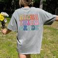 Retro Aloha Third Grade Teacher Summer Vacation Beach Hawaii Women's Comfort Colors T-Shirt Back Print Grey Retro Aloha Third Grade Teacher Summer Vacation Beach Hawaii Women's Comfort Colors T-Shirt Back Print Grey