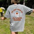 Retro You Can't Scare Me I'm A Math Teacher Cute Ghost Women Women's Comfort Colors T-Shirt Back Print Grey Retro You Can't Scare Me I'm A Math Teacher Cute Ghost Women Women's Comfort Colors T-Shirt Back Print Grey