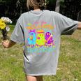 Retro Are You Falloween Direction Teacher Spooky Halloween Women's Comfort Colors T-Shirt Back Print Grey