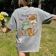 Retro Howdy Pre-K Back To School Western Teacher Women's Comfort Colors T-Shirt Back Print Grey Retro Howdy Pre-K Back To School Western Teacher Women's Comfort Colors T-Shirt Back Print Grey