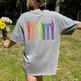 Retro Be Kind ASL Deaf Teacher Sign Language Gay Pride Women's Comfort Colors T-Shirt Back Print Grey Retro Be Kind ASL Deaf Teacher Sign Language Gay Pride Women's Comfort Colors T-Shirt Back Print Grey