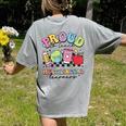 Retro Proud To Teach Multilingual Learners English Teacher Women's Comfort Colors T-Shirt Back Print Grey Retro Proud To Teach Multilingual Learners English Teacher Women's Comfort Colors T-Shirt Back Print Grey