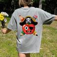 School International Talk Like A Pirate Day Pirate Teacher Women's Comfort Colors T-Shirt Back Print Grey School International Talk Like A Pirate Day Pirate Teacher Women's Comfort Colors T-Shirt Back Print Grey