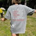 School Psychologist Coffee Student Teacher Psychology Men Women Women's Comfort Colors T-Shirt Back Print Grey
