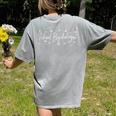 School Psychologist Psychology Teacher Women's Comfort Colors T-Shirt Back Print Grey School Psychologist Psychology Teacher Women's Comfort Colors T-Shirt Back Print Grey