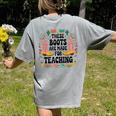 These Boots Are Made Teaching Western Cowboy Teacher Women's Comfort Colors T-Shirt Back Print Grey These Boots Are Made Teaching Western Cowboy Teacher Women's Comfort Colors T-Shirt Back Print Grey