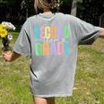 Second Grade Team Heart Teacher Student Back To School Girls Women's Comfort Colors T-Shirt Back Print Grey Second Grade Team Heart Teacher Student Back To School Girls Women's Comfort Colors T-Shirt Back Print Grey