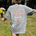 Seriously We All Know I'm The Favorite Teacher Teacher Women's Comfort Colors T-Shirt Back Print Grey Seriously We All Know I'm The Favorite Teacher Teacher Women's Comfort Colors T-Shirt Back Print Grey