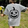 Six Seven Halloween Costume For Students Teachers Women's Comfort Colors T-Shirt Back Print Grey