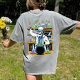 Skeleton Mad Scientist Halloween Costume Science Teacher Women's Comfort Colors T-Shirt Back Print Grey Skeleton Mad Scientist Halloween Costume Science Teacher Women's Comfort Colors T-Shirt Back Print Grey