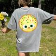 The Smart Cookie Good Egg Teacher Halloween Costume Food Women's Comfort Colors T-Shirt Back Print Grey
