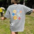 Solar System Learning Is Out Of This World Science Teacher Women's Comfort Colors T-Shirt Back Print Grey