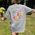 I Speak Toddler Back To School Teacher Women's Comfort Colors T-Shirt Back Print Grey I Speak Toddler Back To School Teacher Women's Comfort Colors T-Shirt Back Print Grey