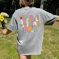 Special Education Teacher Era Inspirational SPED ABA Autism Women's Comfort Colors T-Shirt Back Print Grey