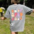 Special Education Teacher Ghosts Halloween SPED Teacher Women's Comfort Colors T-Shirt Back Print Grey