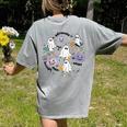 Special Education Teacher Halloween Pumpkin Ghost Inclusion Women's Comfort Colors T-Shirt Back Print Grey Special Education Teacher Halloween Pumpkin Ghost Inclusion Women's Comfort Colors T-Shirt Back Print Grey