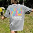 Special Education Team Definition Retro Ed Team Crew Teacher Women's Comfort Colors T-Shirt Back Print Grey Special Education Team Definition Retro Ed Team Crew Teacher Women's Comfort Colors T-Shirt Back Print Grey