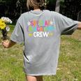 Special Educators Special Ed Teacher Special Education Crew Women's Comfort Colors T-Shirt Back Print Grey