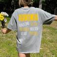Spelling Bee Halloween Pun Costume Beekeeper Teacher Women's Comfort Colors T-Shirt Back Print Grey Spelling Bee Halloween Pun Costume Beekeeper Teacher Women's Comfort Colors T-Shirt Back Print Grey