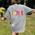 Spooky Halloween Teacher Para Counselor SPED Preppy Boo Kids Women's Comfort Colors T-Shirt Back Print Grey Spooky Halloween Teacher Para Counselor SPED Preppy Boo Kids Women's Comfort Colors T-Shirt Back Print Grey