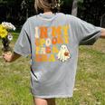 In My Spooky PRE-K Teacher Era Halloween Costume Tee Women's Comfort Colors T-Shirt Back Print Grey