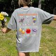 Spooky Syllables Halloween Teacher Student Education Women's Comfort Colors T-Shirt Back Print Grey Spooky Syllables Halloween Teacher Student Education Women's Comfort Colors T-Shirt Back Print Grey
