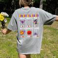 Spooky Syllables Teacher Halloween Educational Kids Women's Comfort Colors T-Shirt Back Print Grey Spooky Syllables Teacher Halloween Educational Kids Women's Comfort Colors T-Shirt Back Print Grey