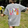 Spooky Teacher Club Halloween Women's Comfort Colors T-Shirt Back Print Grey